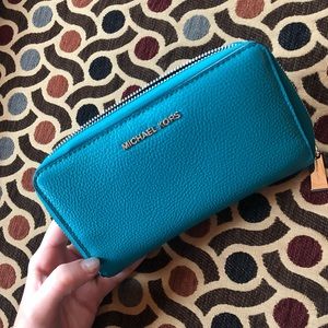 Turquoise Michael Kors Wallet
